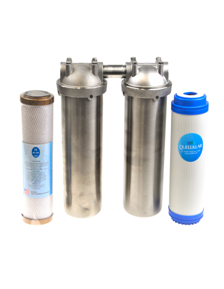 Untertischfilter | KS500 Duo mit UF500 und Aktivkohlefilter AF35 (10µ)