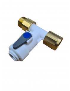 Winkel-Absperr-Eckventil 1/2 BSP x 3/8''
