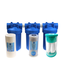 Hauswasserfilter | BigBlue Trio mit UF600 + HF50 (5µ)  und HF55