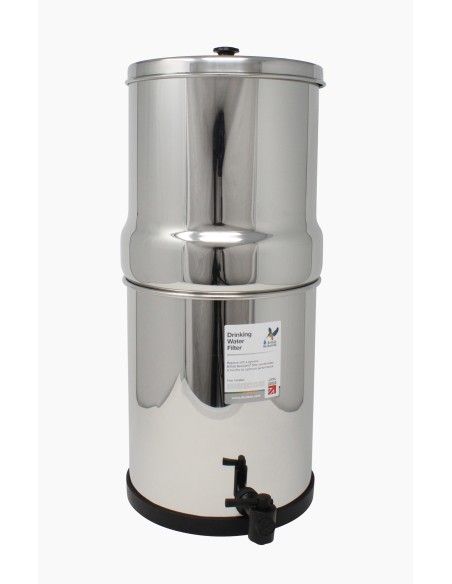 Notfall Wasserfilter mit 2x Doulton ATC Super Sterasyl Filterpatronen. Macht bis zu 13L sauberes Trinkwasser pro Tag