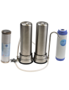 Von links nach recht:
Aktivkohlefilter (AF 35), KS 530 erster Filtervorgang, KS 530 zweiter Filtervorgang, Ulterfilter (UF500)
