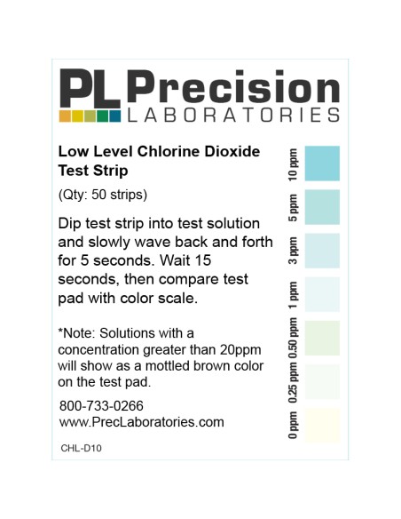 Chlordioxid Teststrips