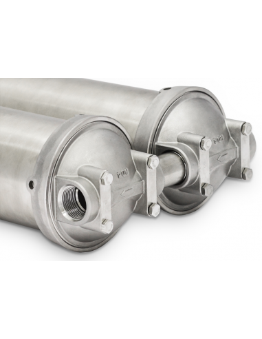 KS 550 | Doppeltes Einbau Wasserfiltergehäuse aus Edelstahl