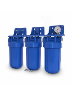 Eisen- Manganfilter mit 3 Filtergehäusen