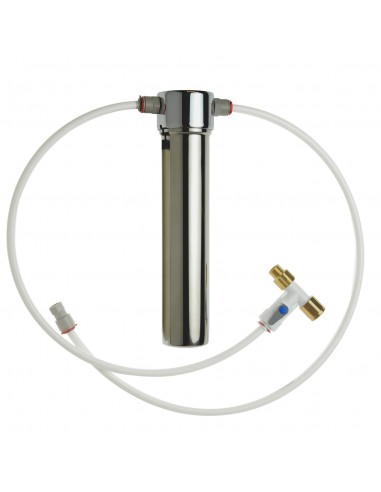 Einbau Wasserfilter aus Edelstahl zur Trinkwasserreinigung