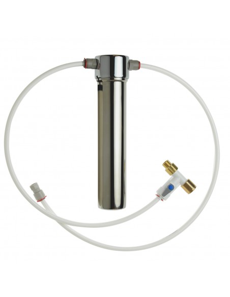 Einbau Wasserfilter aus Edelstahl zur Trinkwasserreinigung